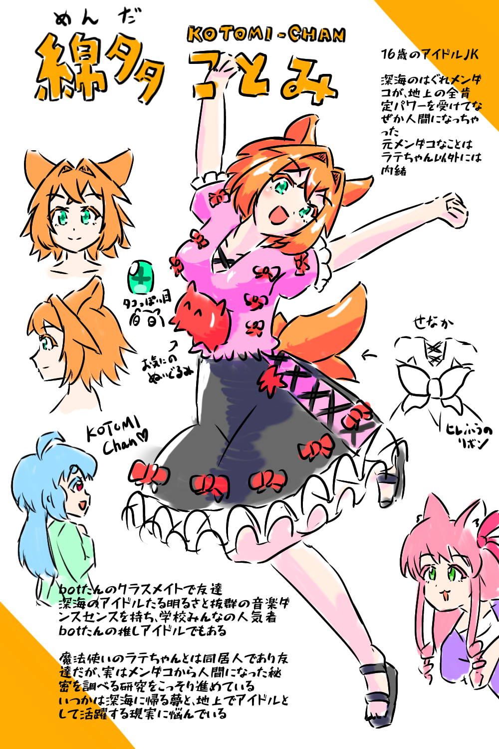ことみちゃん全身イラスト